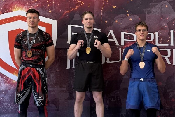Grappling Industries Berlin - einmal Gold und zweimal Bronze