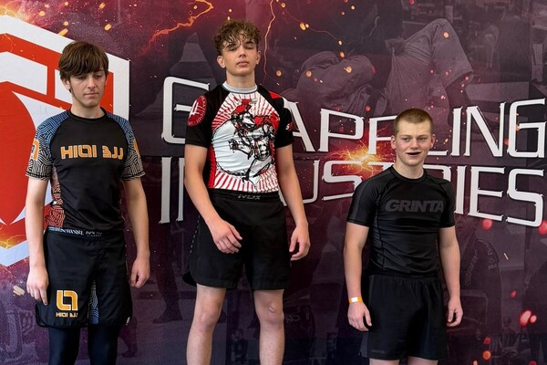 Grappling Industries Berlin - einmal Gold und zweimal Bronze
